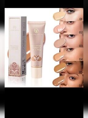 young vision Full Coverage Matte Finish Foundation - Natural Beige (Shade 03)